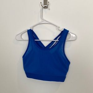 Fabletics Faye High Impact Size Small Sports Bra in Electric Blue